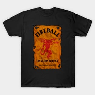 RETRO COLOR FIREBALL WHISKY T-Shirt